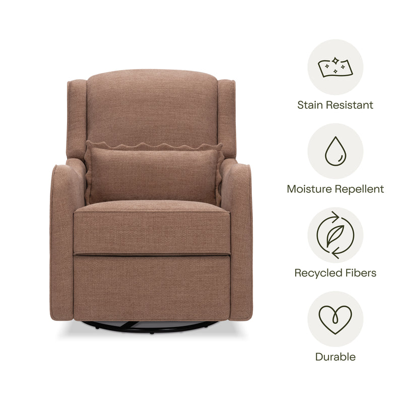 Devon Recliner + Swivel Glider - Performance Eco-Basketweave