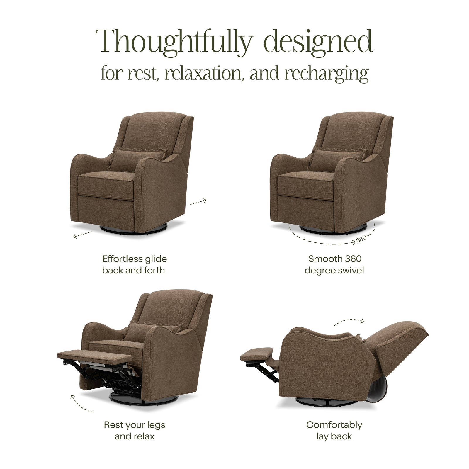 Devon Recliner + Swivel Glider