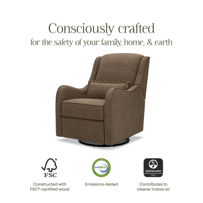 Devon Recliner + Swivel Glider - Performance Eco-Basketweave