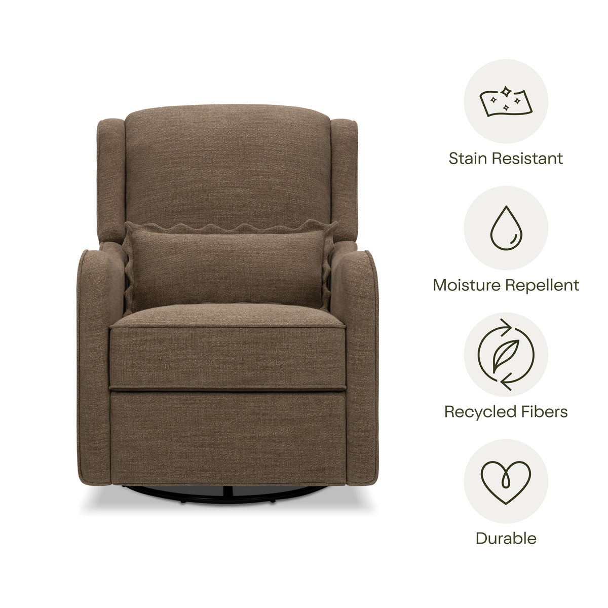 Devon Recliner + Swivel Glider - Performance Eco-Basketweave