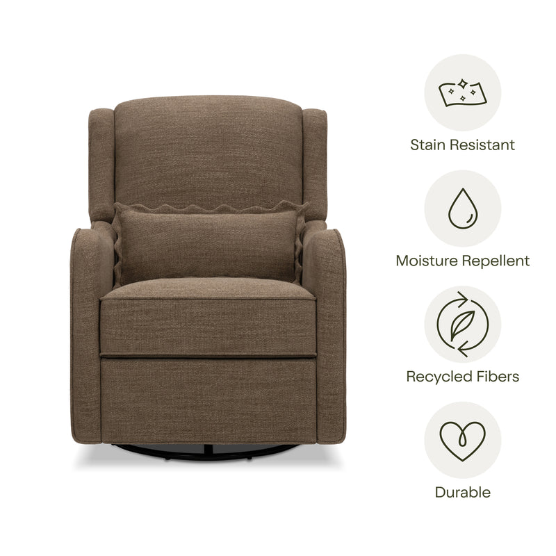 Devon Recliner + Swivel Glider - Performance Eco-Basketweave