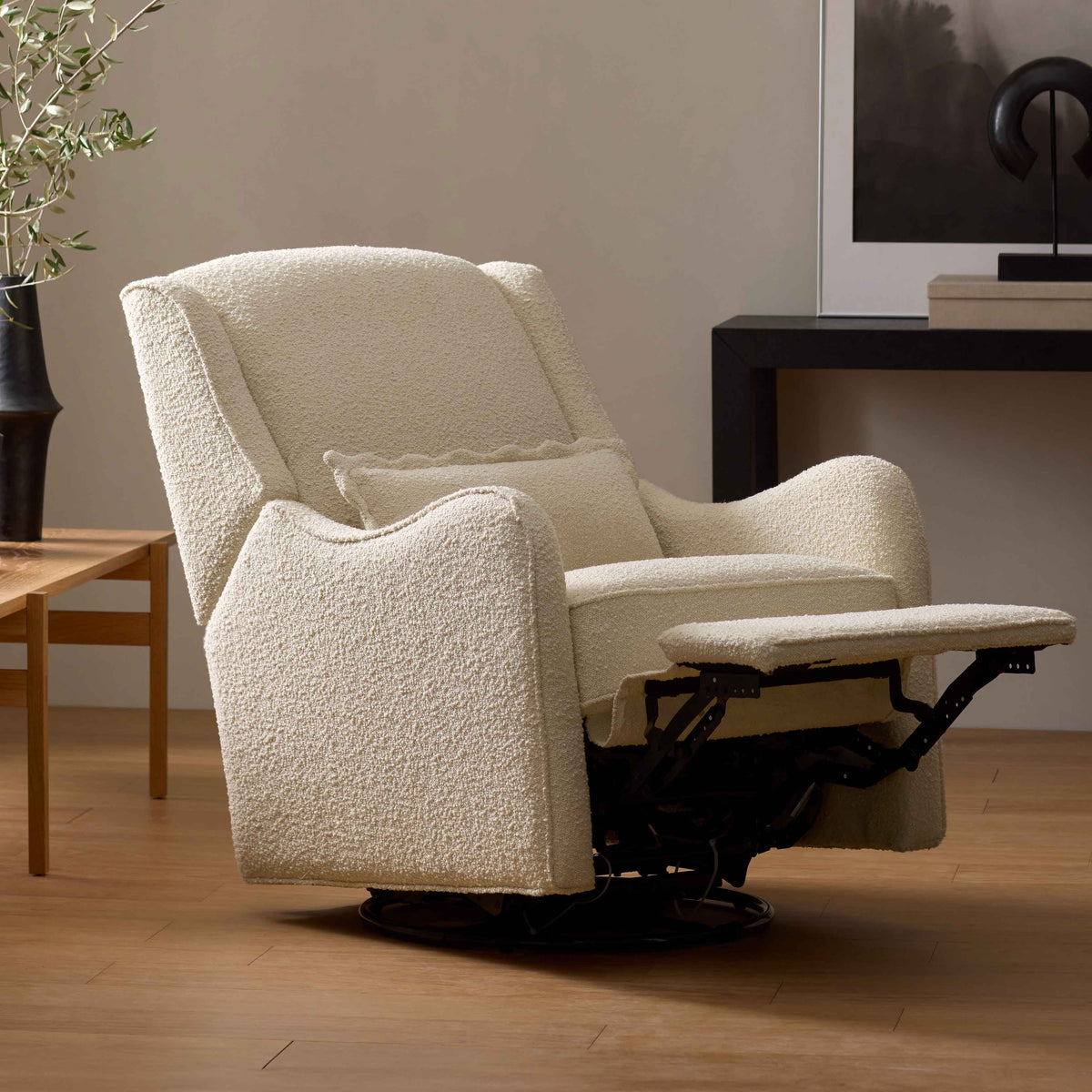 Devon Recliner + Swivel Glider - Boucle