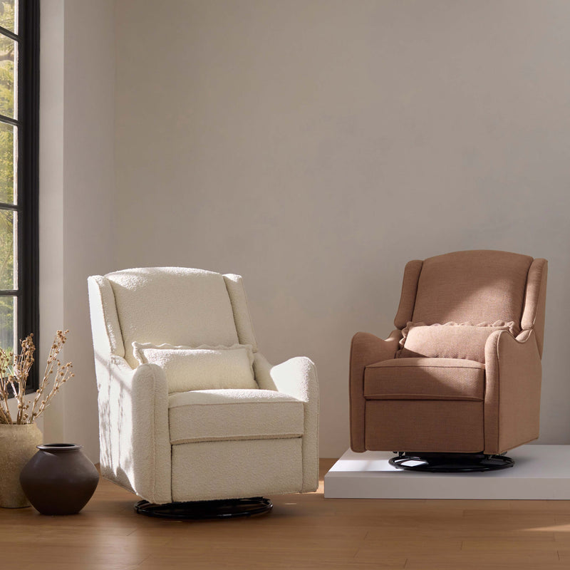 Devon Recliner + Swivel Glider - Boucle