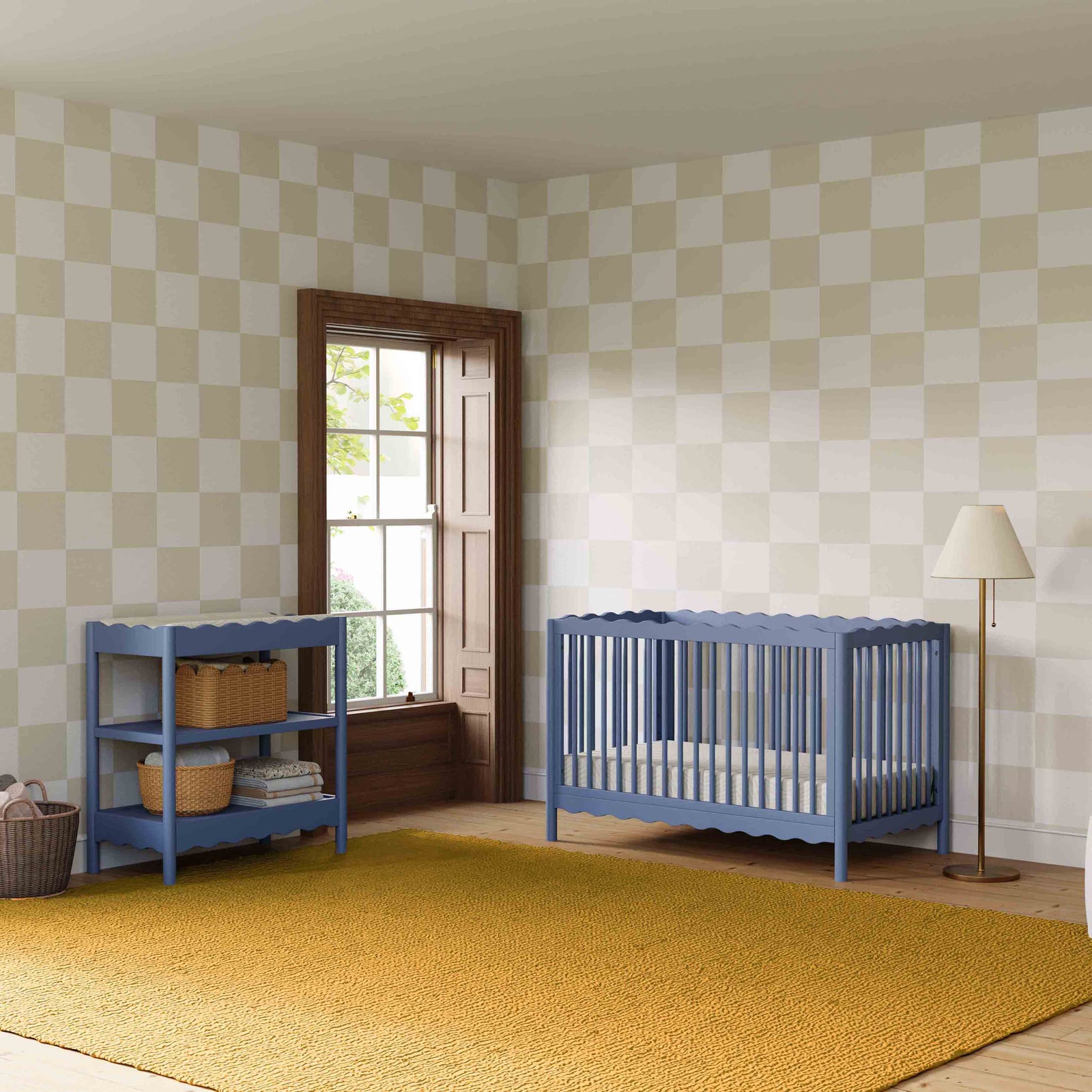 Swell 4-in-1 Convertible Crib with Toddler Bed Conversion Kit