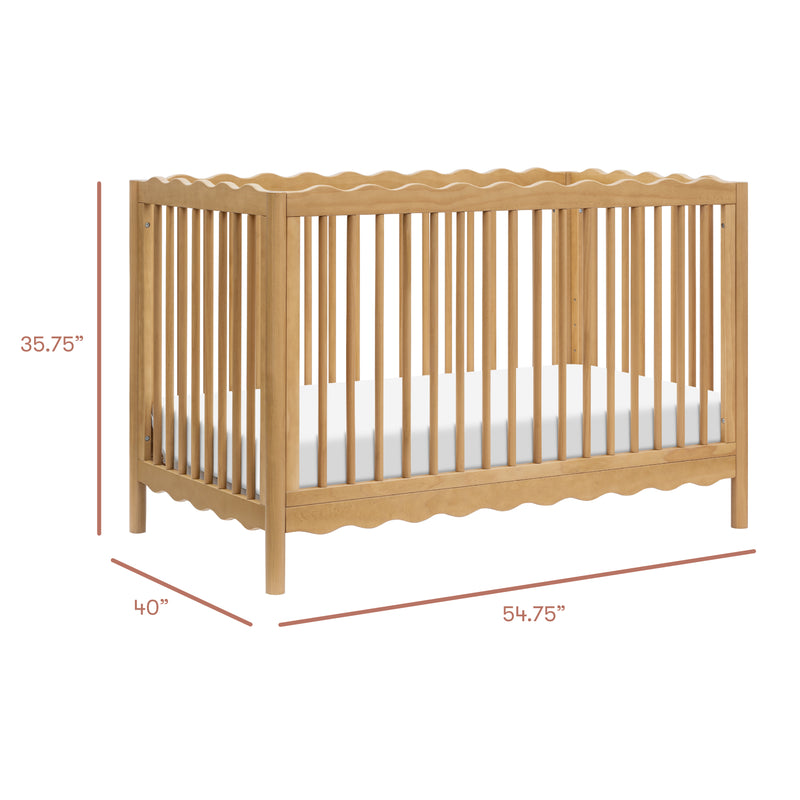 Swell 4-in-1 Convertible Crib with Toddler Bed Conversion Kit