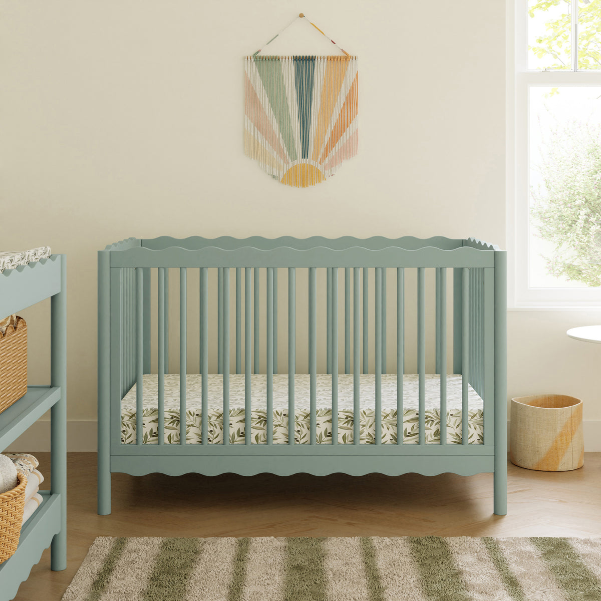 Swell 4-in-1 Convertible Crib with Toddler Bed Conversion Kit