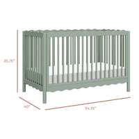 Swell 4-in-1 Convertible Crib with Toddler Bed Conversion Kit