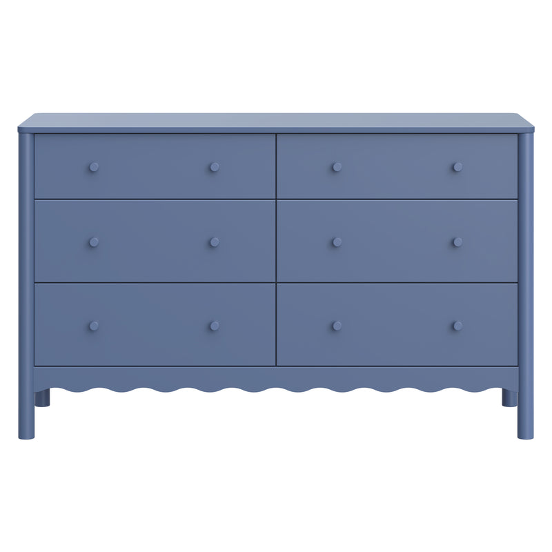 Babyletto Swell 6-Drawer Assembled Dresser Cove Blue
