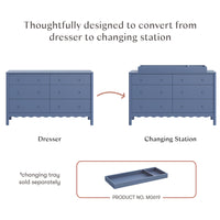 Swell 6-Drawer Wide Assembled Dresser (56")