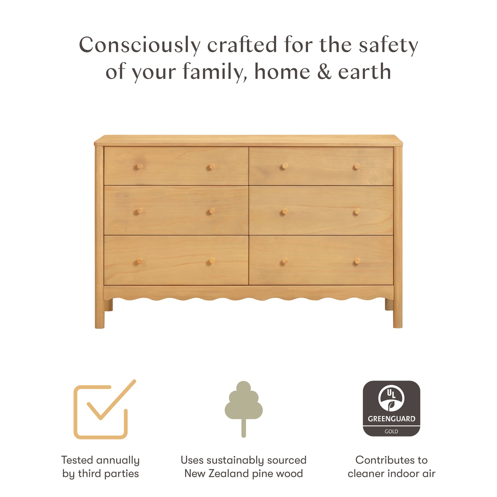 Swell 6-Drawer Wide Assembled Dresser (56")