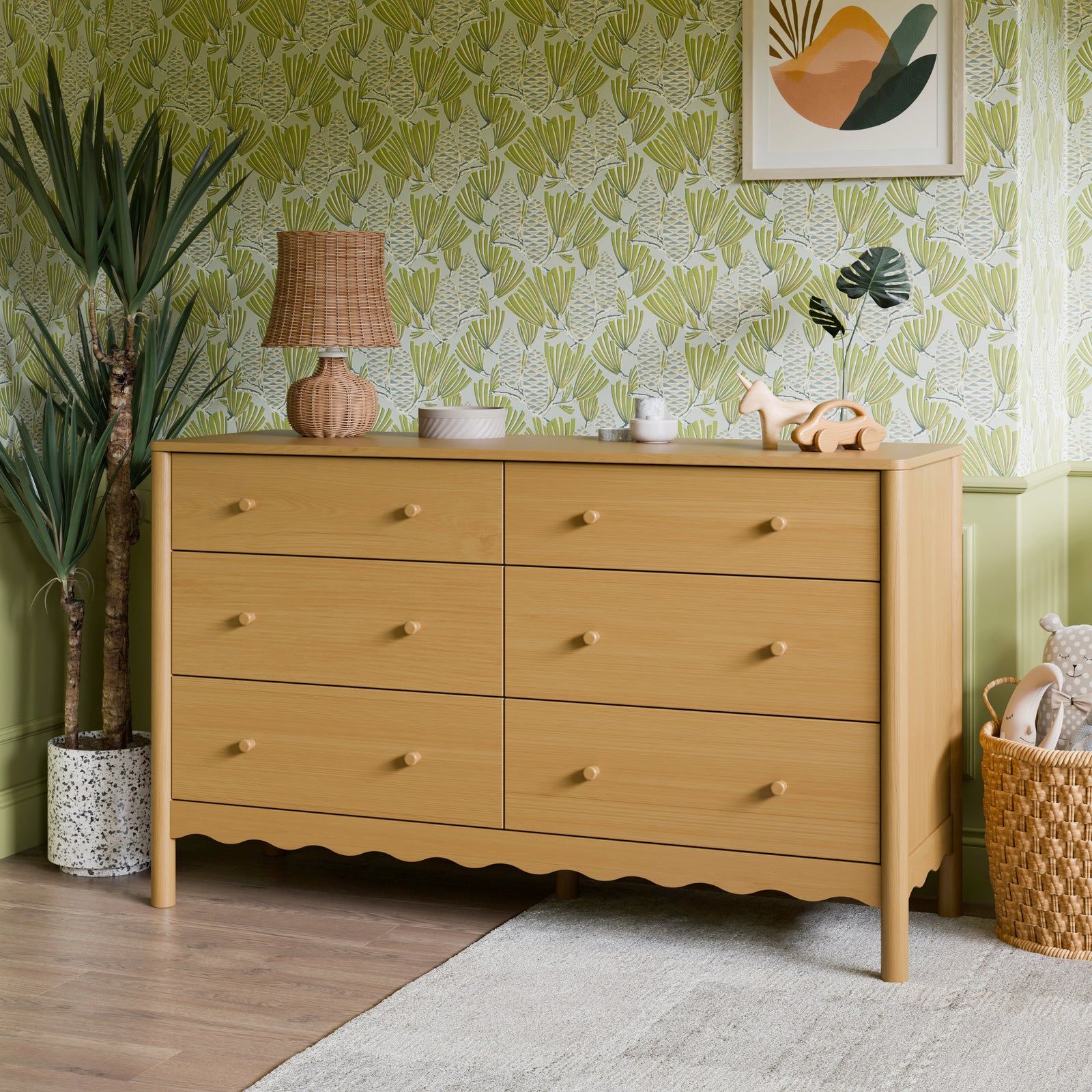 Swell 6-Drawer Wide Assembled Dresser (56")
