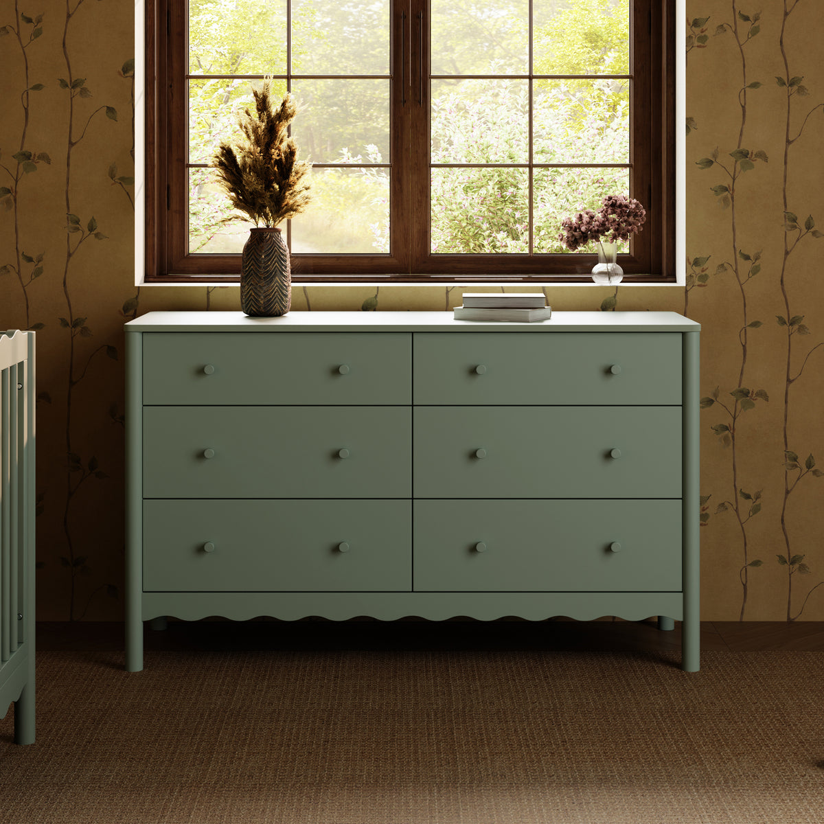 Swell 6-Drawer Wide Assembled Dresser (56")