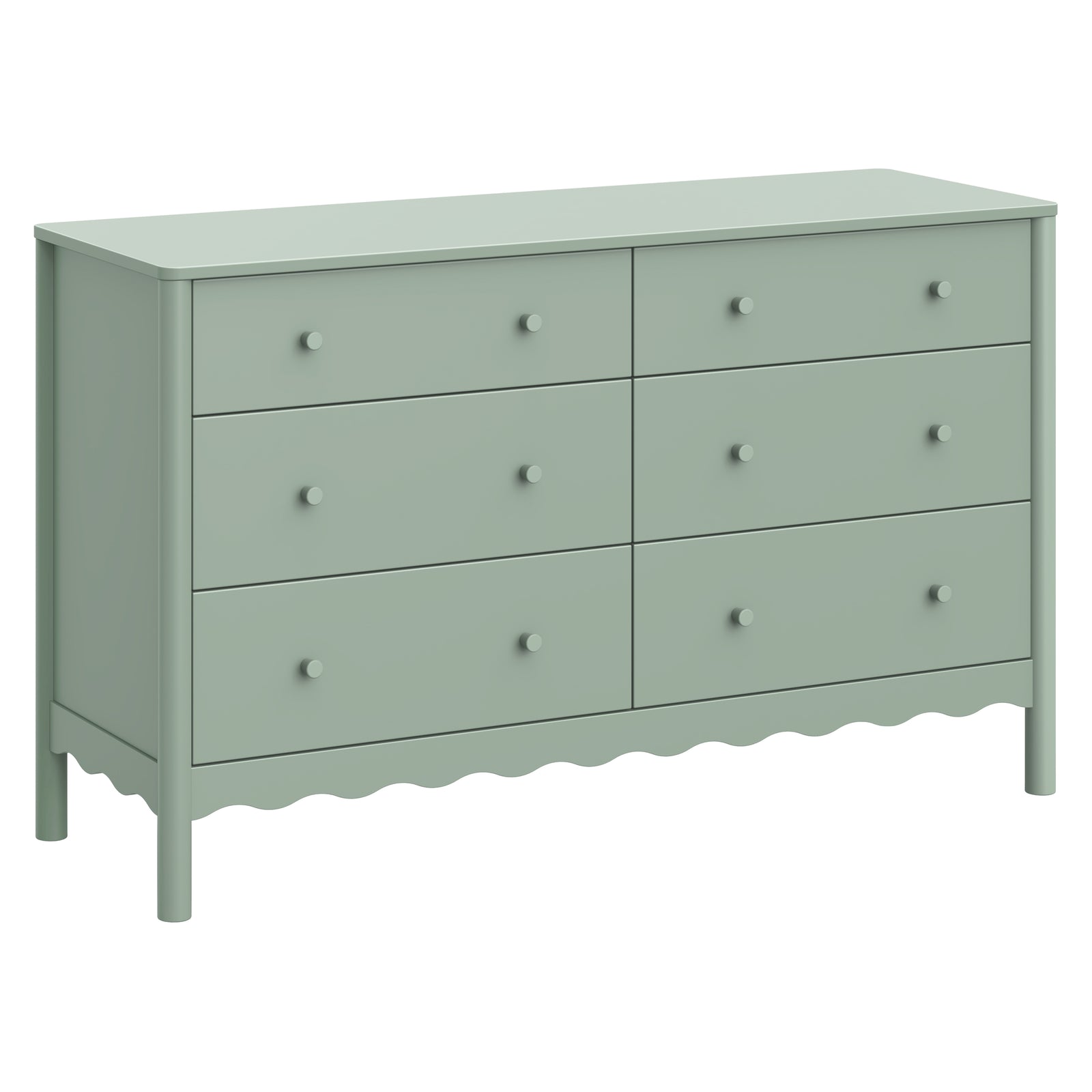 Swell 6-Drawer Wide Assembled Dresser (56")