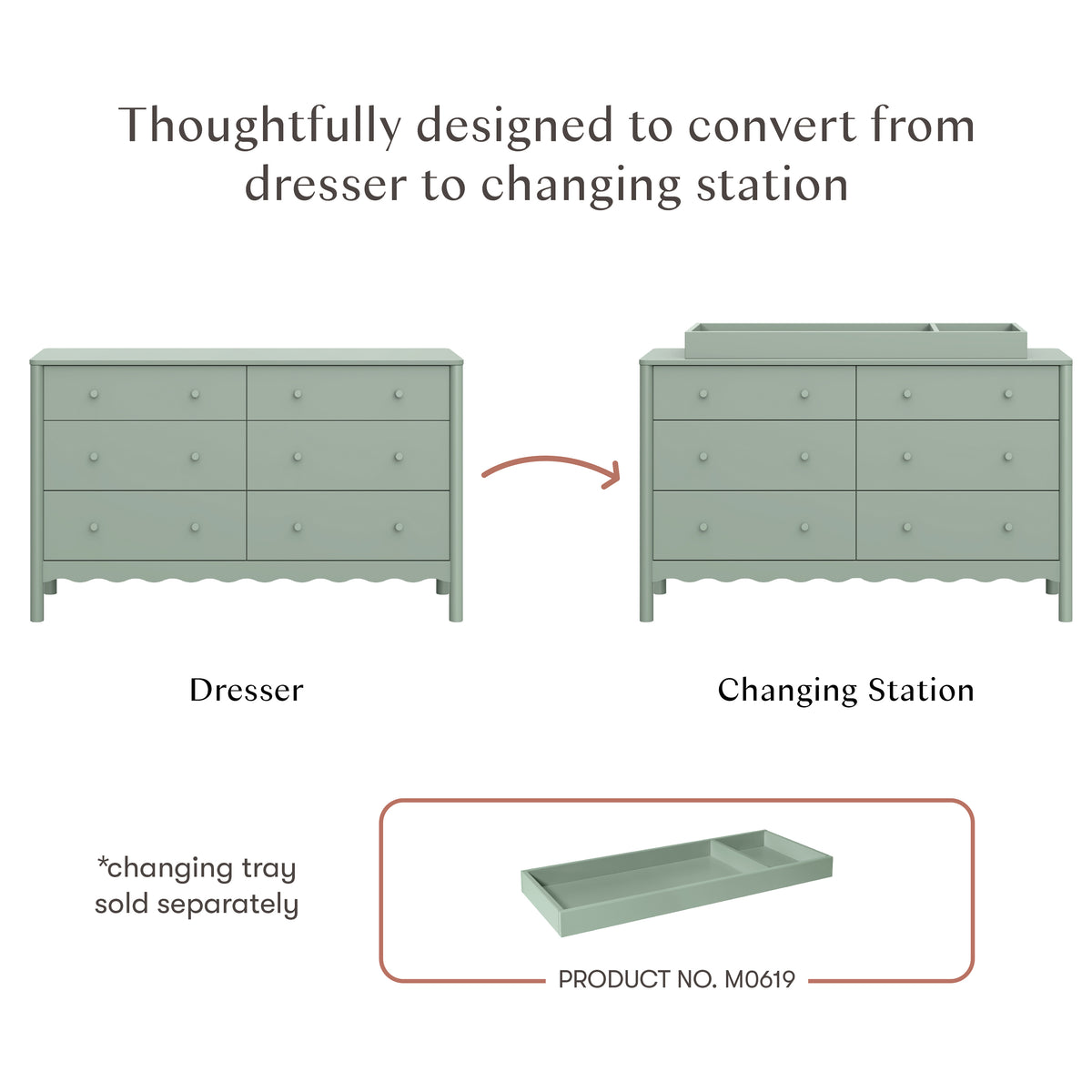 Swell 6-Drawer Wide Assembled Dresser (56")