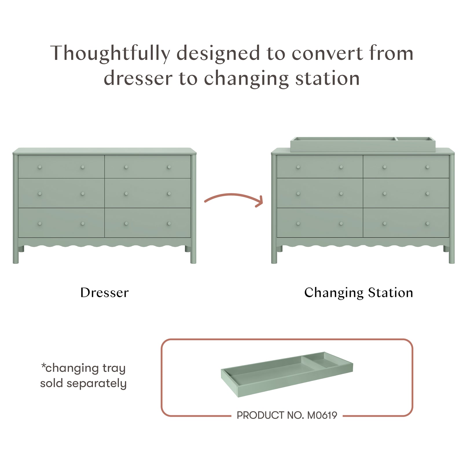 Swell 6-Drawer Wide Assembled Dresser (56")