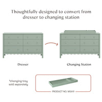 Swell 6-Drawer Wide Assembled Dresser (56")
