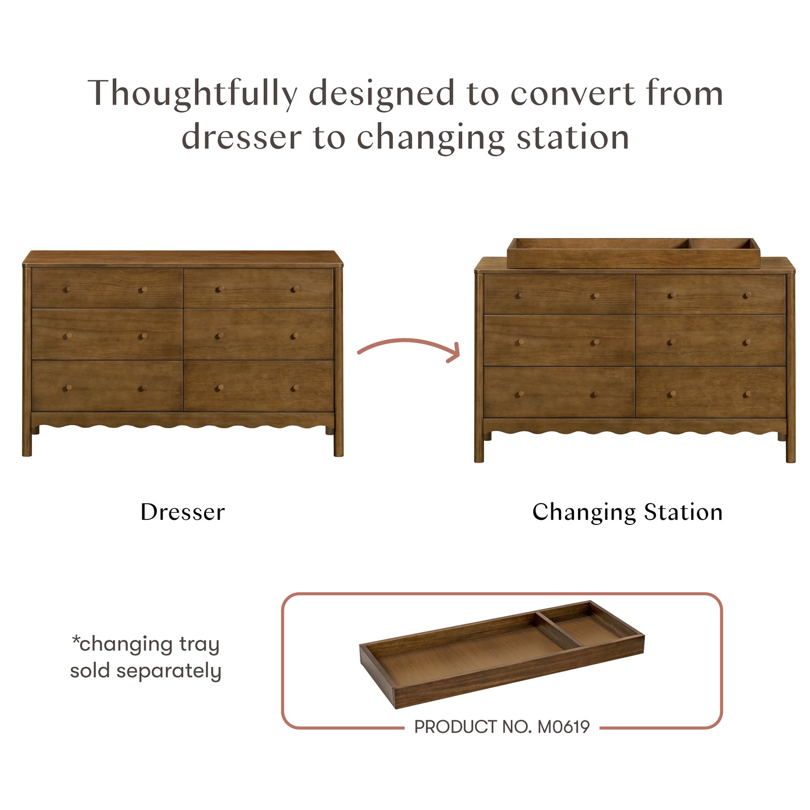 Swell 6-Drawer Wide Assembled Dresser (56")