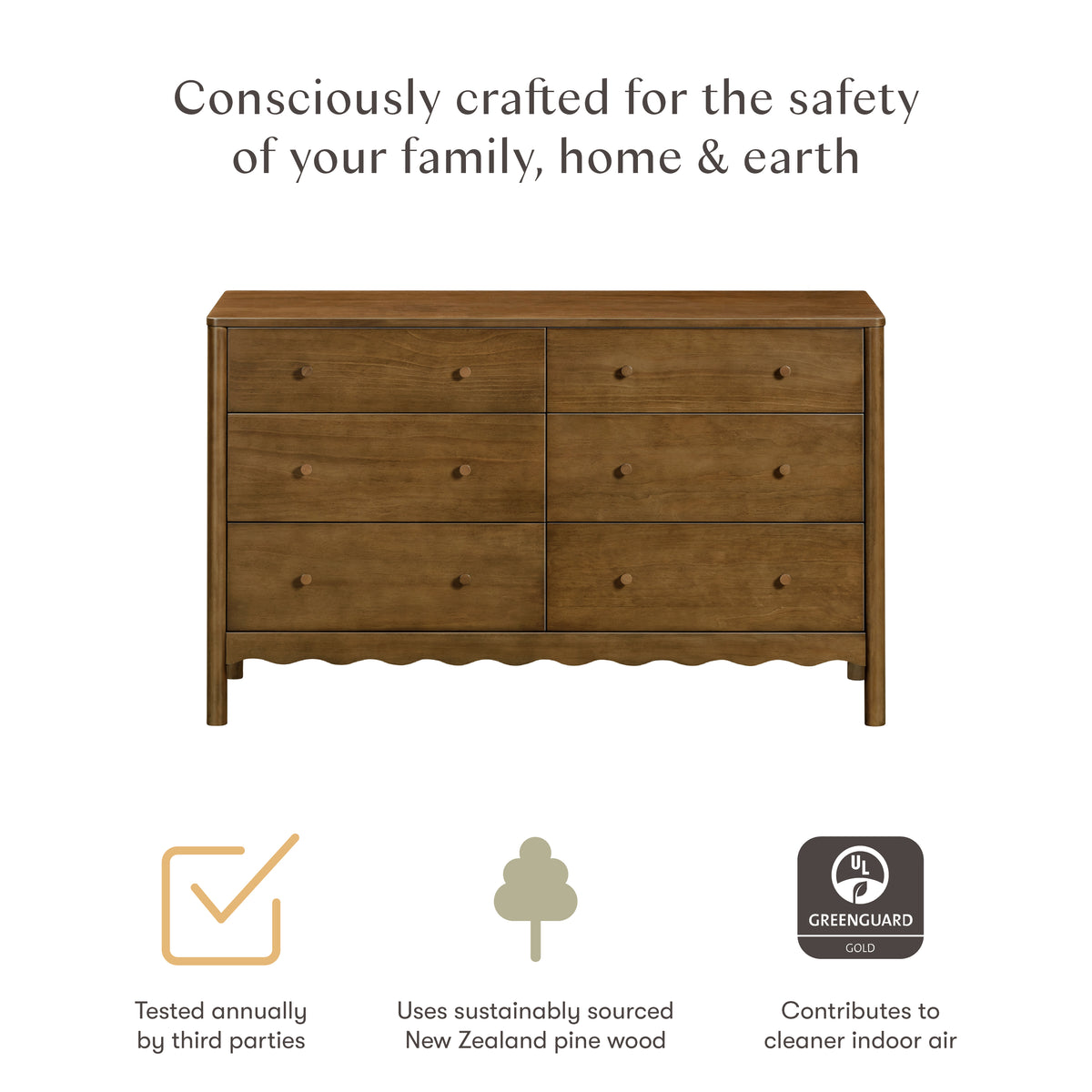 Swell 6-Drawer Wide Assembled Dresser (56")
