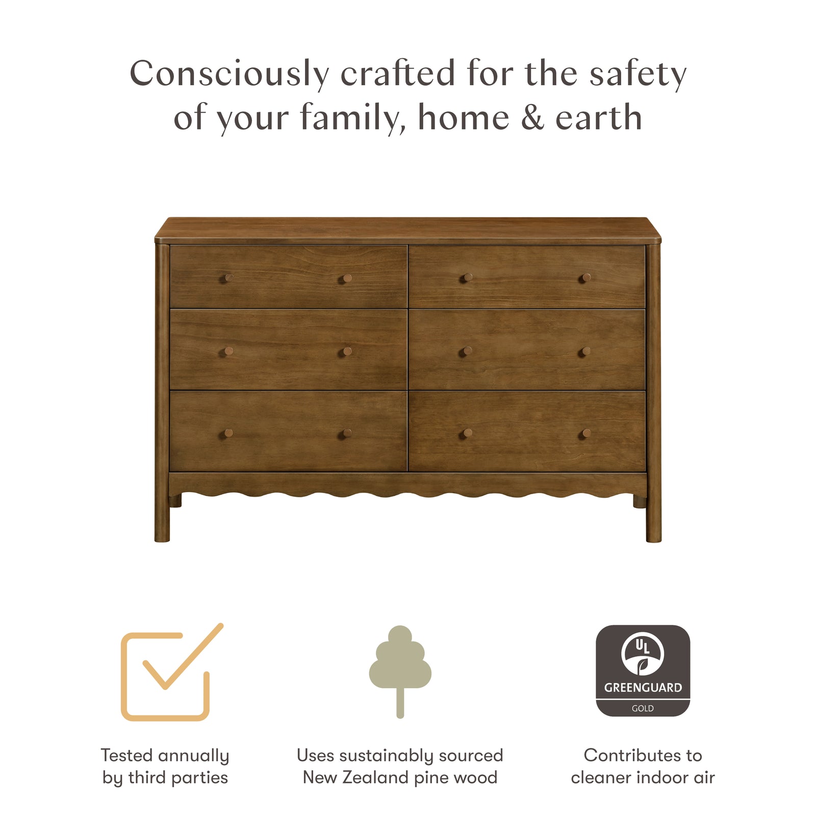 Swell 6-Drawer Wide Assembled Dresser (56")