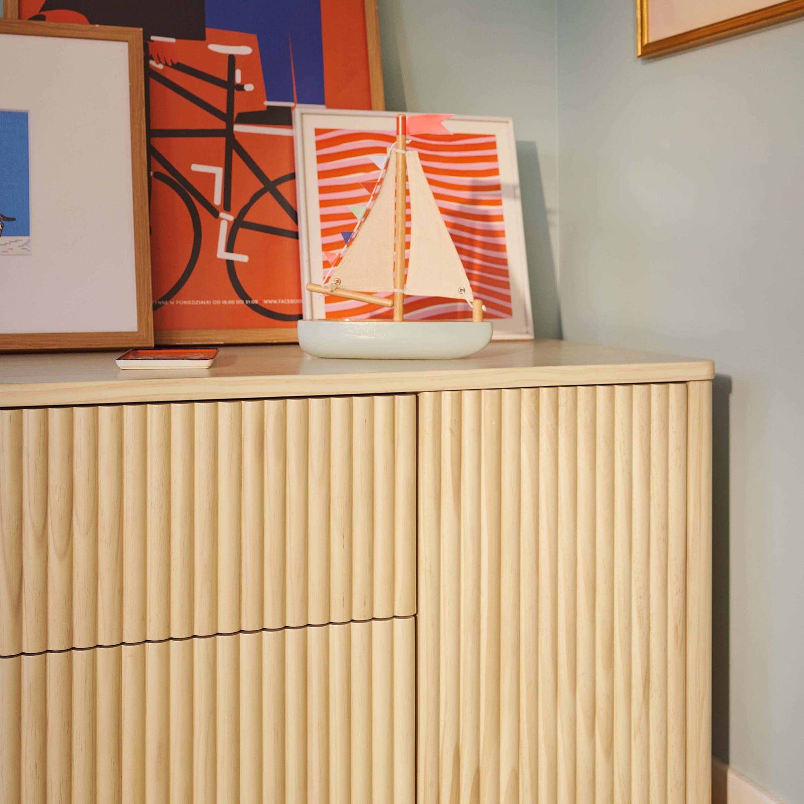 Pogo Tambour Extra Wide Assembled Dresser (58")