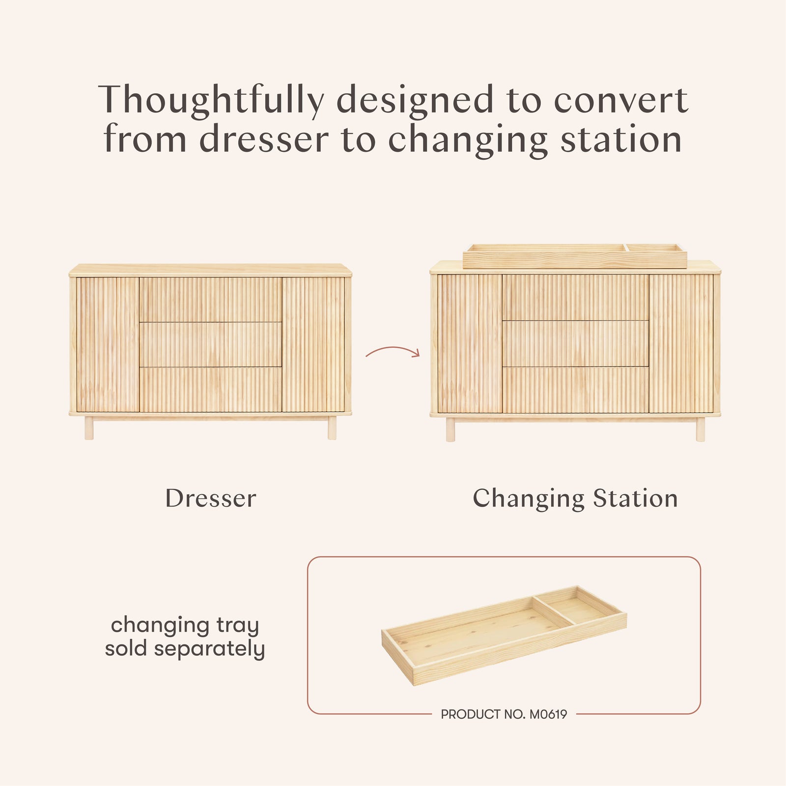 Pogo Tambour Extra Wide Assembled Dresser (58")