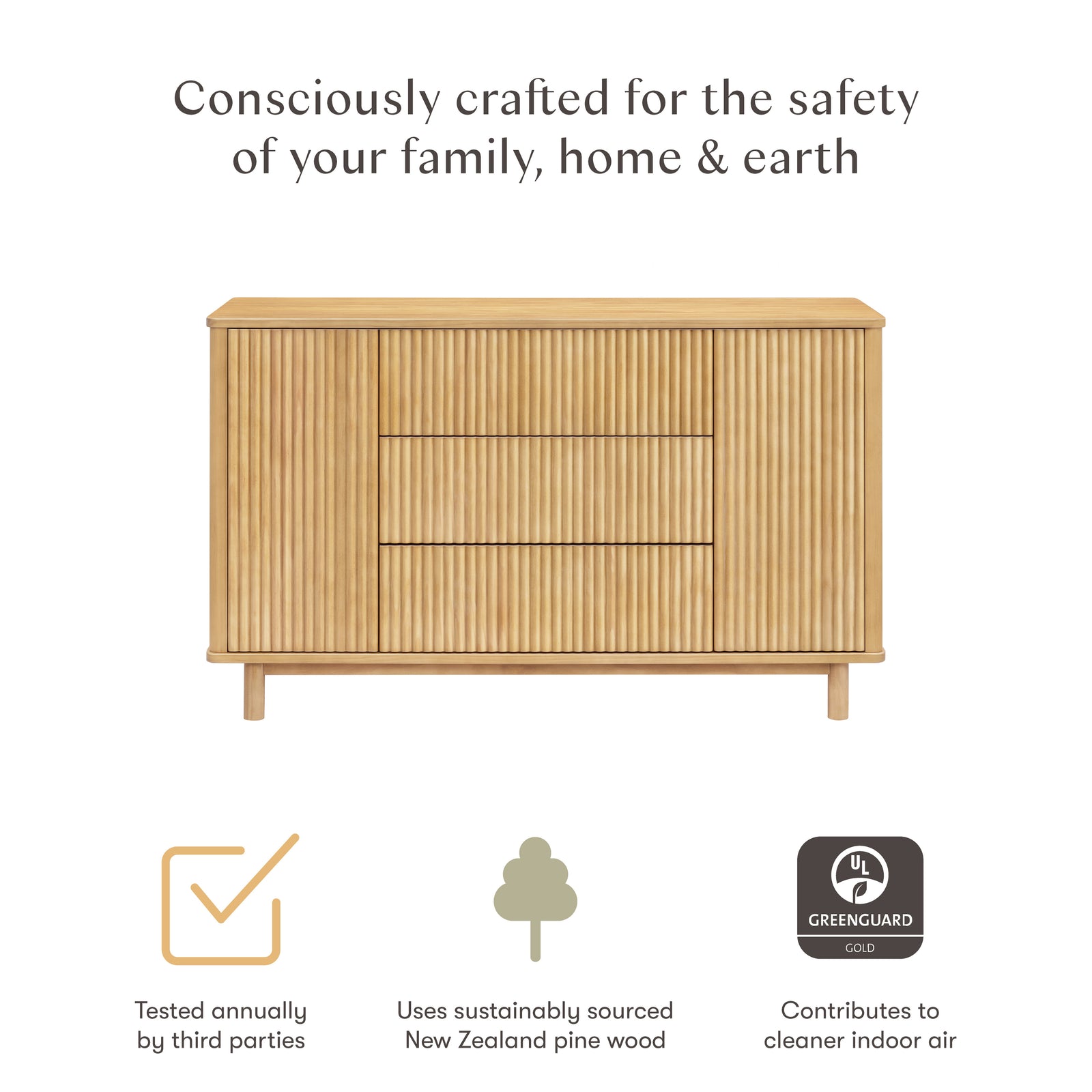 Pogo Tambour Extra Wide Assembled Dresser (58")
