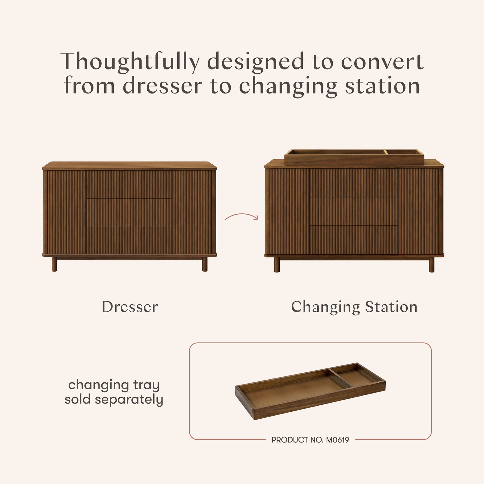 Pogo Tambour Extra Wide Assembled Dresser (58")