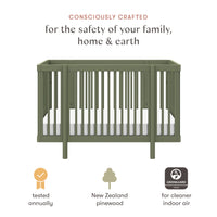 Pogo 8-in-1 Convertible Crib with All-Stages Conversion Kits