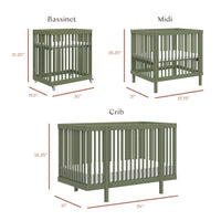 Pogo 8-in-1 Convertible Crib with All-Stages Conversion Kits