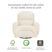 Rainbow Recliner + Swivel Glider | Teddy Loop
