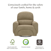 Rainbow Recliner + Swivel Glider | Teddy Loop