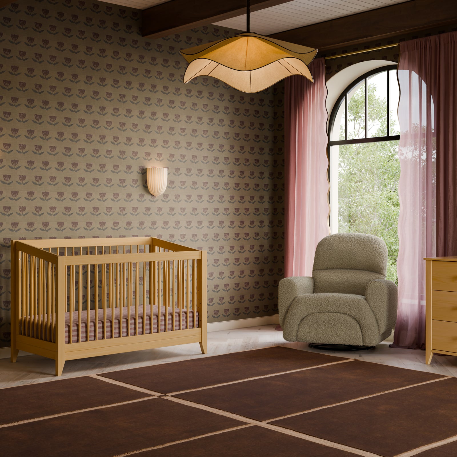 Rainbow Recliner + Swivel Glider | Teddy Loop