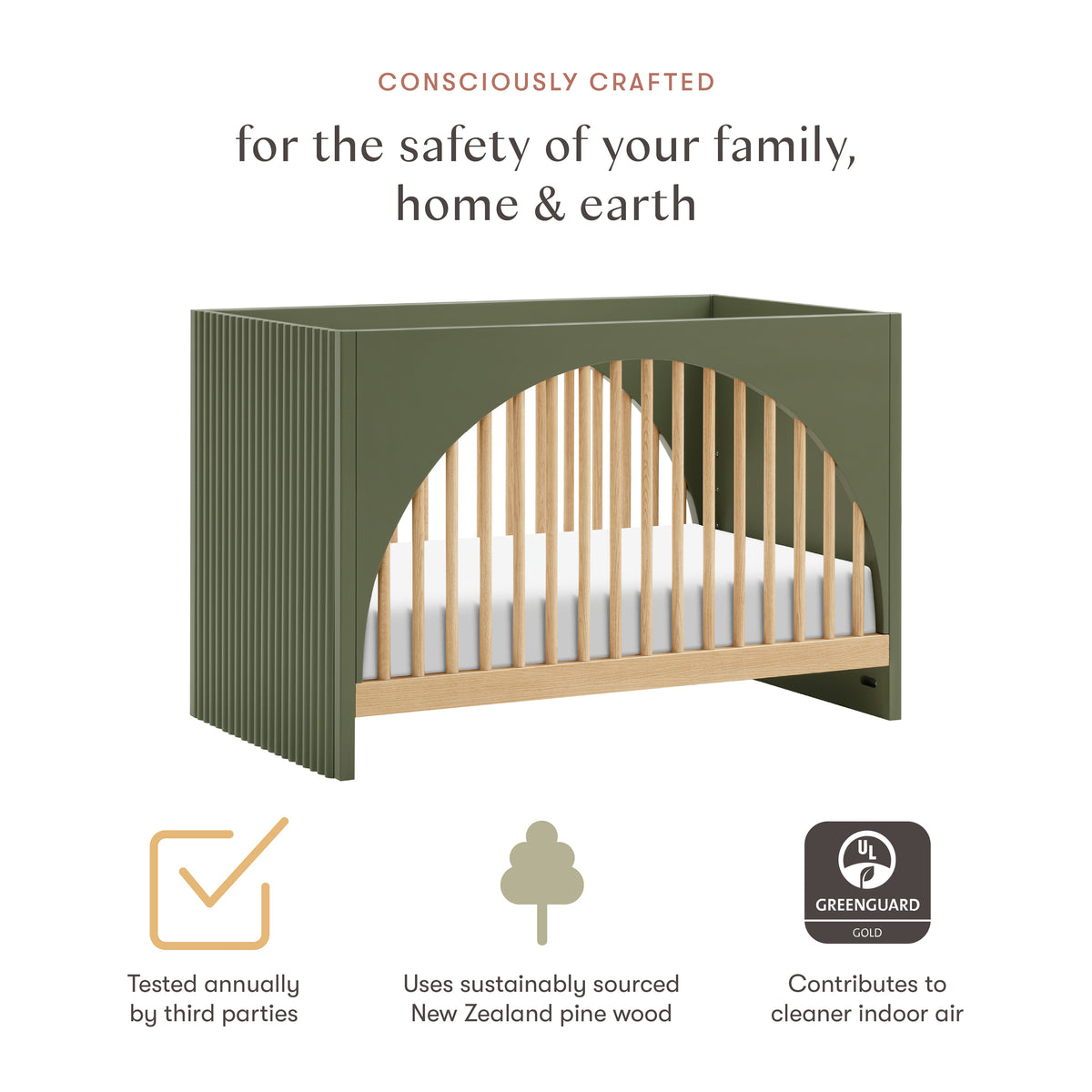 Moab 3-in-1 Convertible Crib