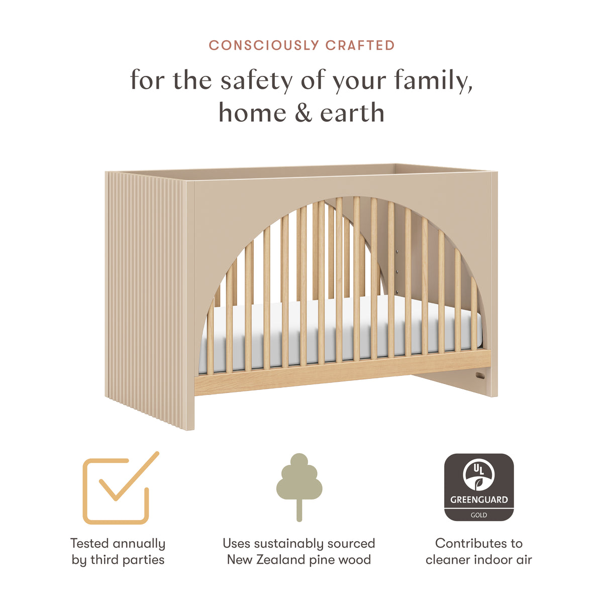 Moab 3-in-1 Convertible Crib
