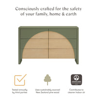 Moab 6-Drawer Wide Assembled Dresser (56")