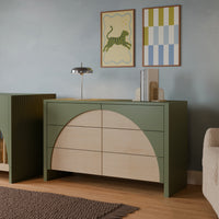 Moab 6-Drawer Wide Assembled Dresser (56")