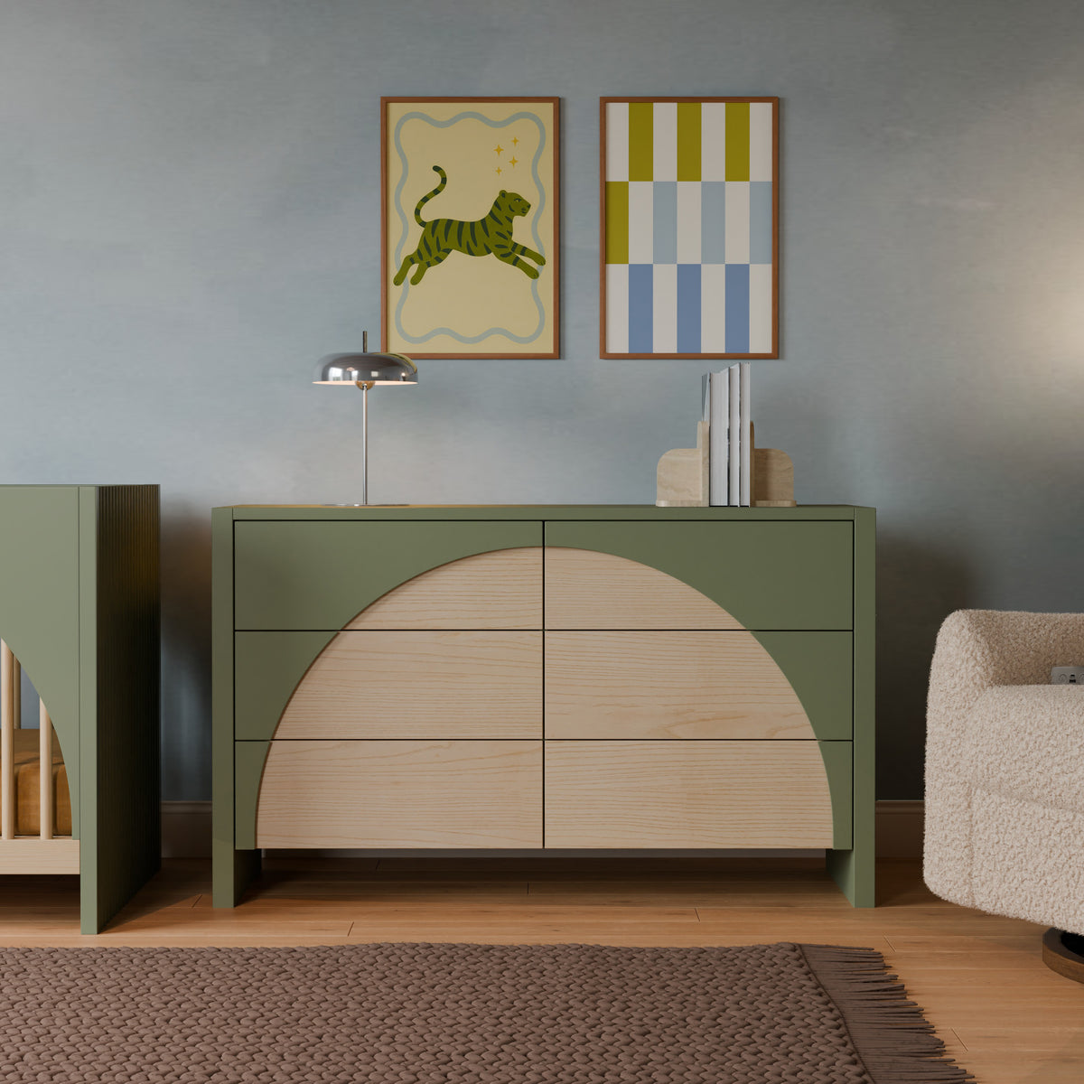 Moab 6-Drawer Wide Assembled Dresser (56")