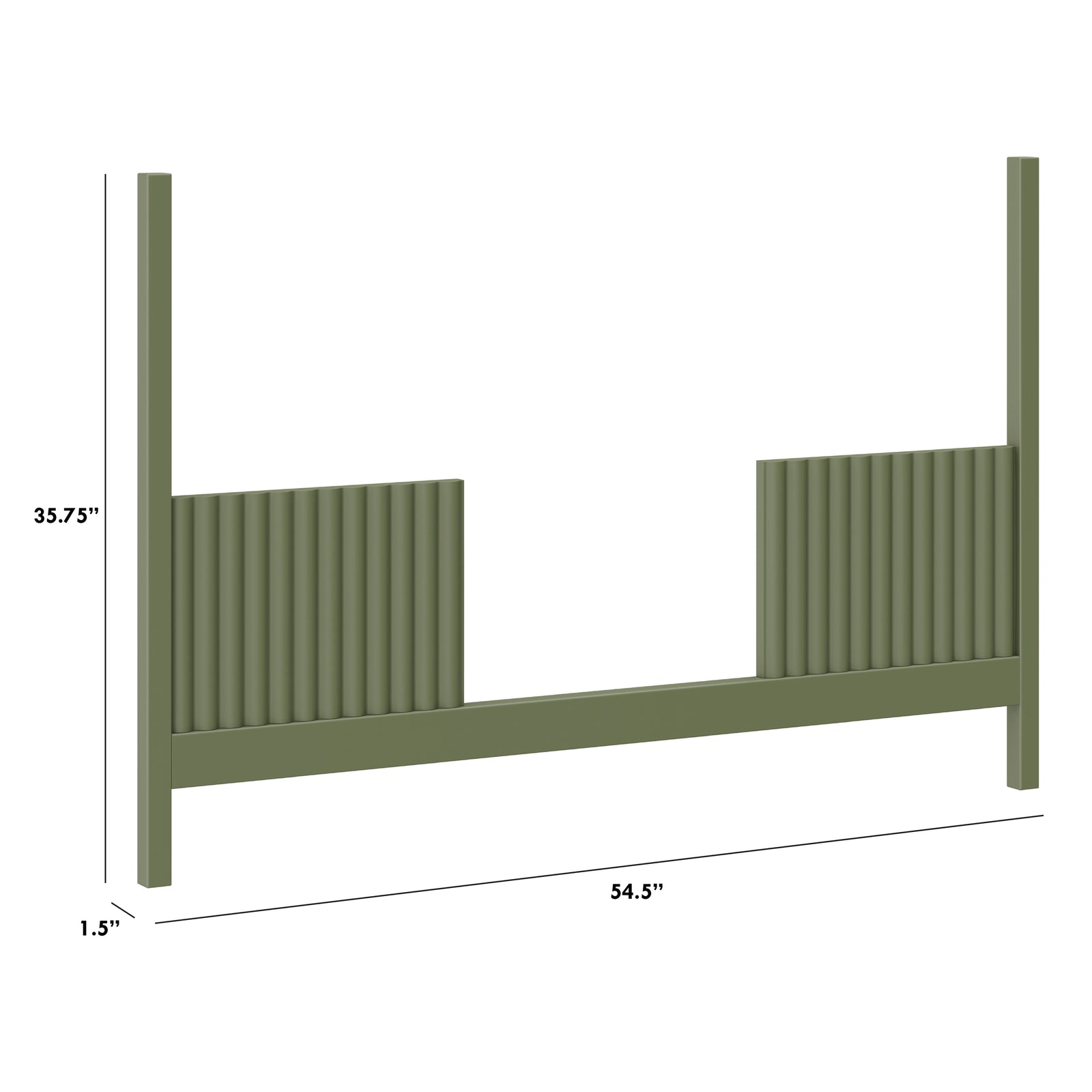 Moab 3-in-1 Convertible Crib Toddler Bed Conversion Kit