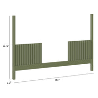 Moab 3-in-1 Convertible Crib Toddler Bed Conversion Kit