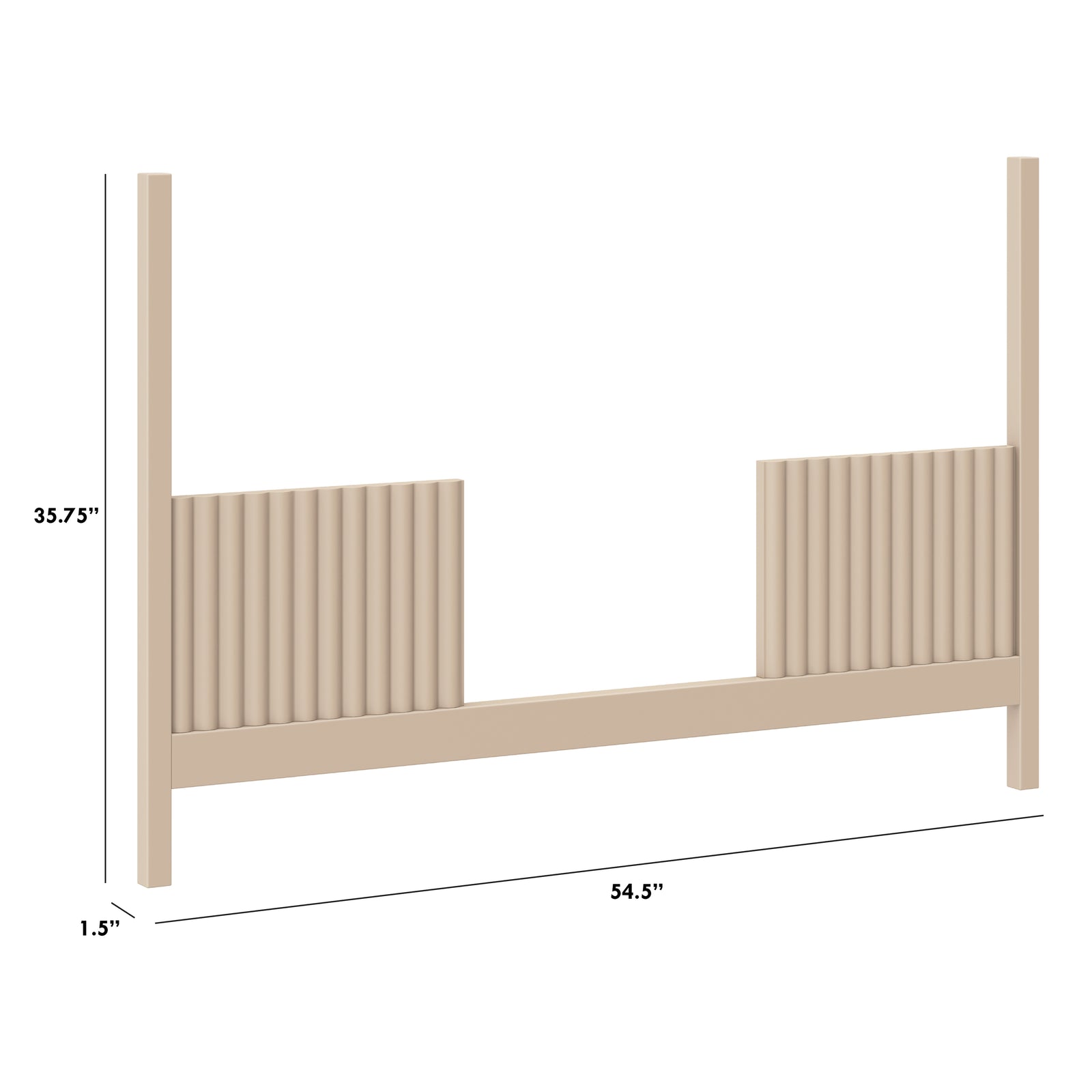 Moab 3-in-1 Convertible Crib Toddler Bed Conversion Kit