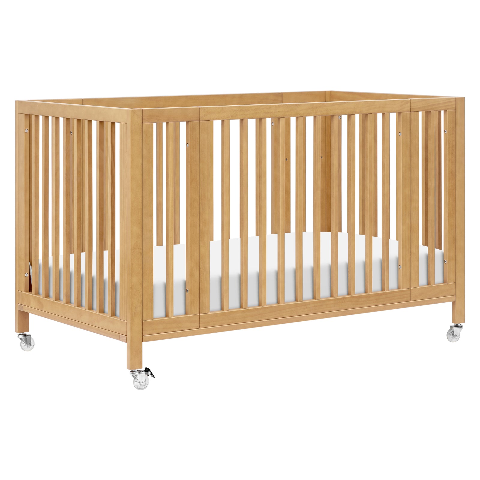 Rolli 9-in-1 Convertible All-Stages Crib with Bassinet + Toddler Bed Conversion Kits