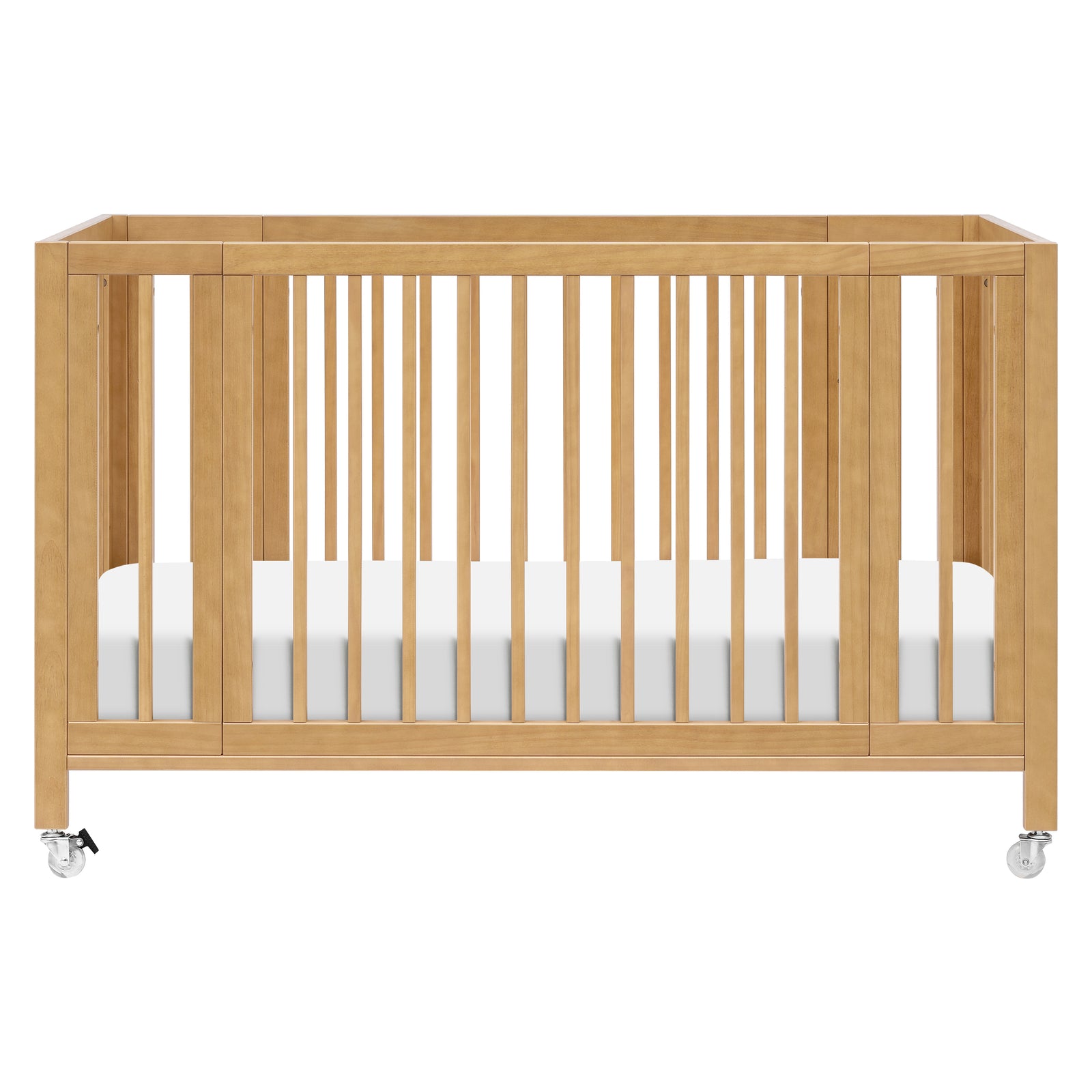 Rolli 9-in-1 Convertible All-Stages Crib with Bassinet + Toddler Bed Conversion Kits