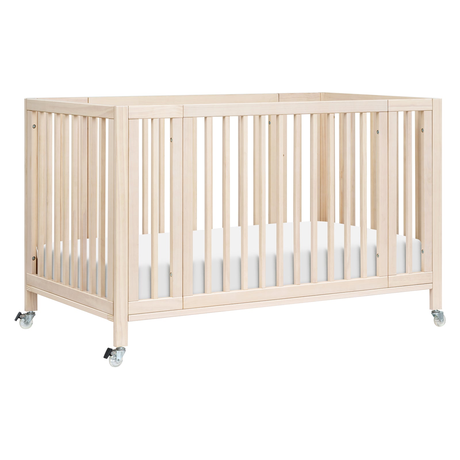 Rolli 9-in-1 Convertible All-Stages Crib with Bassinet + Toddler Bed Conversion Kits