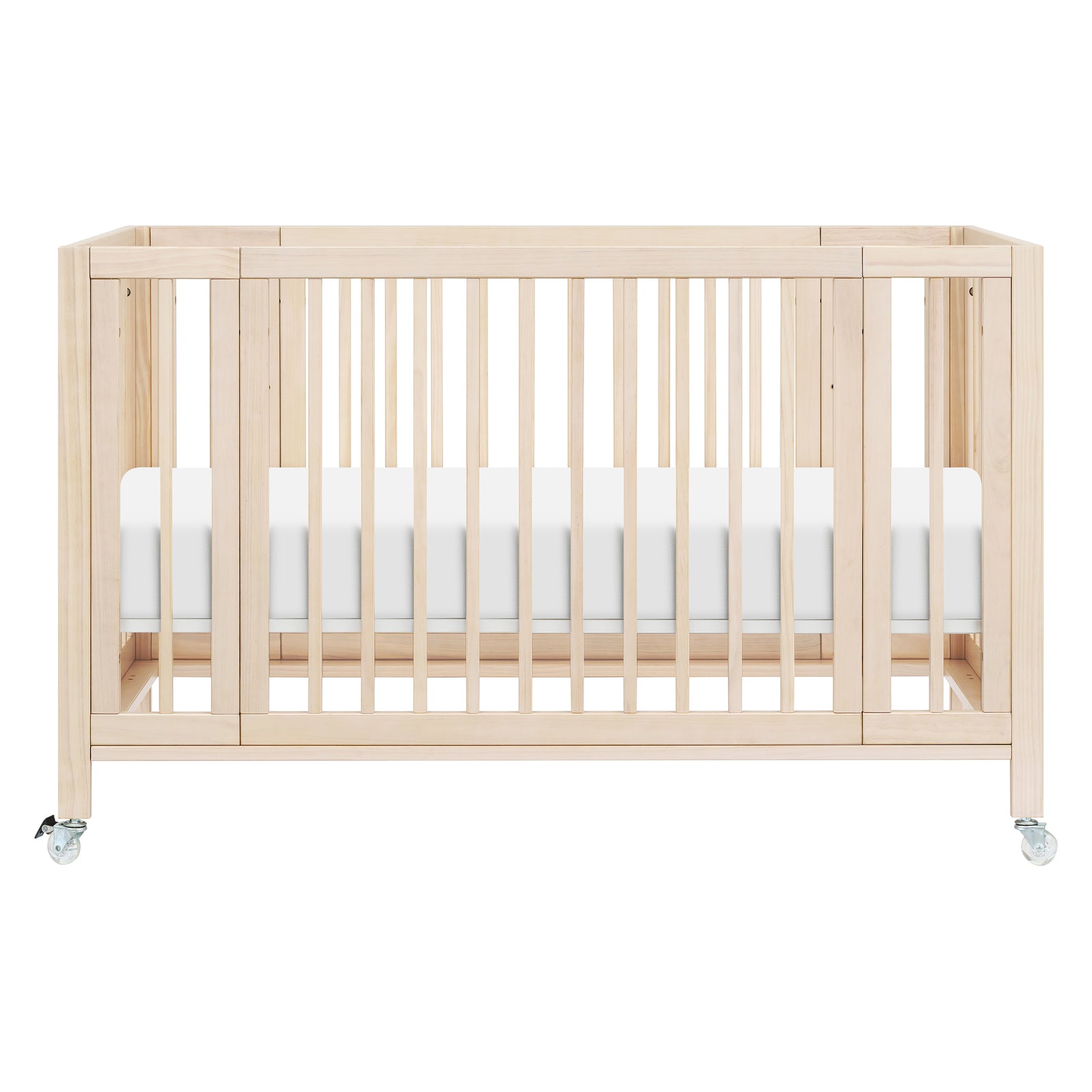 Rolli 9-in-1 Convertible All-Stages Crib with Bassinet + Toddler Bed Conversion Kits