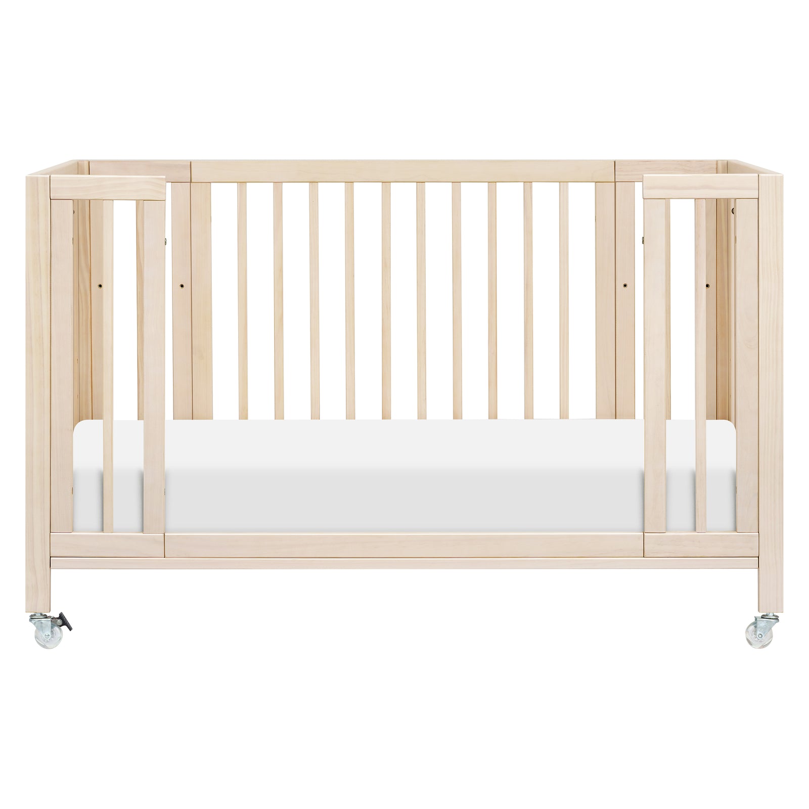 Rolli 9-in-1 Convertible All-Stages Crib with Bassinet + Toddler Bed Conversion Kits