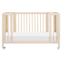 Rolli 9-in-1 Convertible All-Stages Crib with Bassinet + Toddler Bed Conversion Kits
