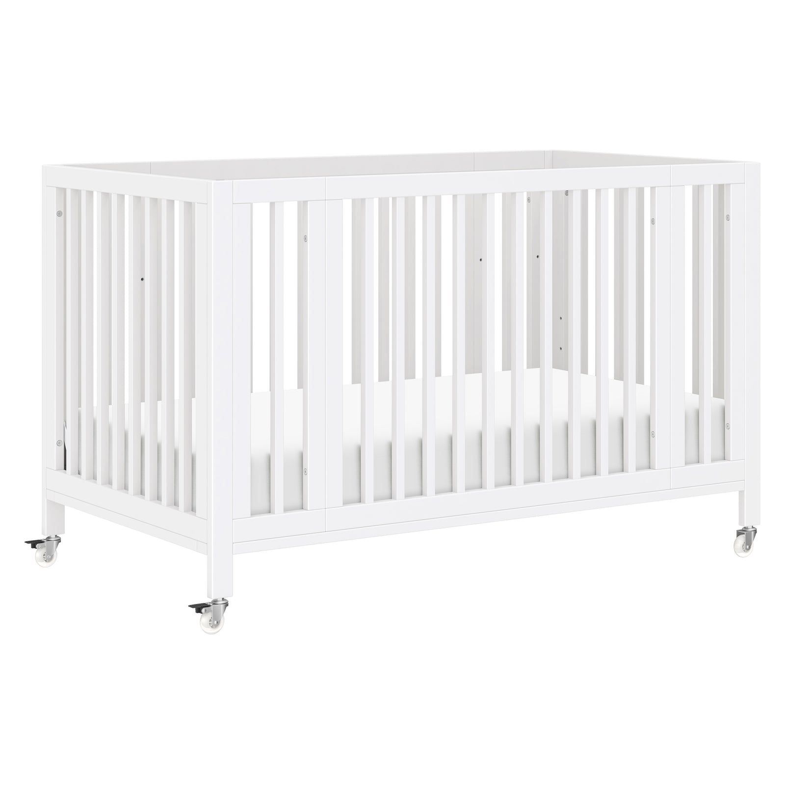 Rolli 9-in-1 Convertible All-Stages Crib with Bassinet + Toddler Bed Conversion Kits