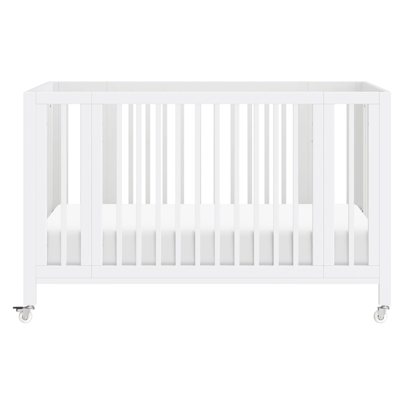 Rolli 9-in-1 Convertible All-Stages Crib with Bassinet + Toddler Bed Conversion Kits