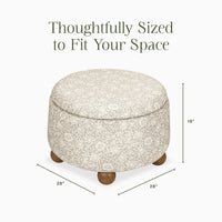 Morris & Co. x Namesake Tuffet Storage Ottoman