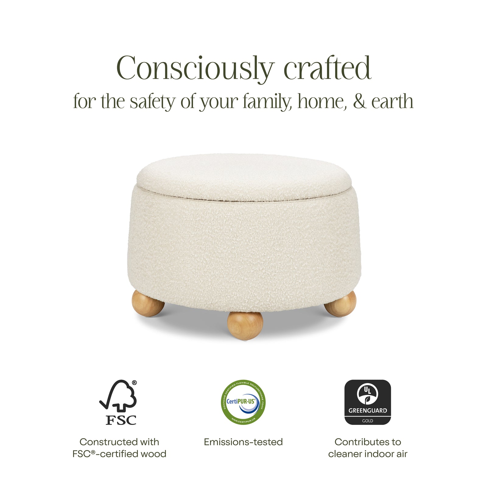 Tuffet Storage Ottoman